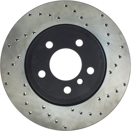 Centric Parts Sport Cross Drilled Brake Rotor, 128.34075L 128.34075L